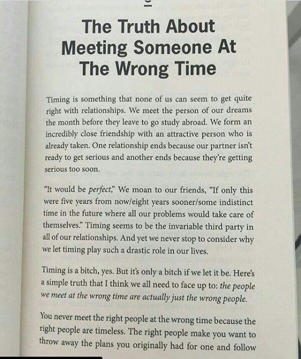 Relationship Right Person Wrong Time Quotes ShortQuotes cc