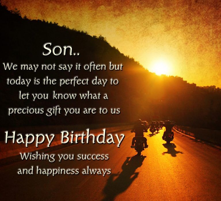 What To Write To Son For Birthday