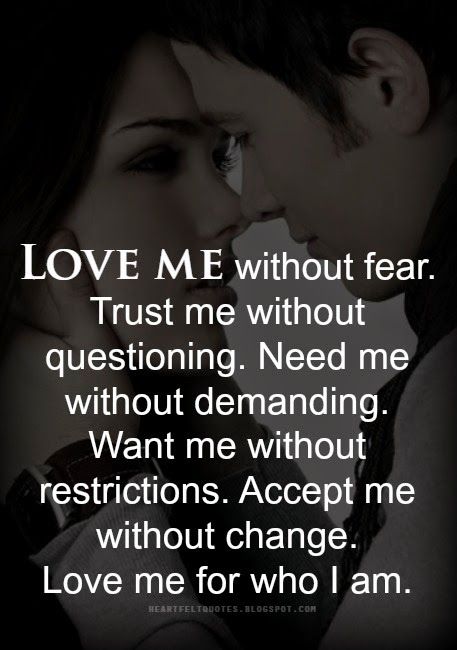 Love Me For Who I Am Quotes - ShortQuotes.cc