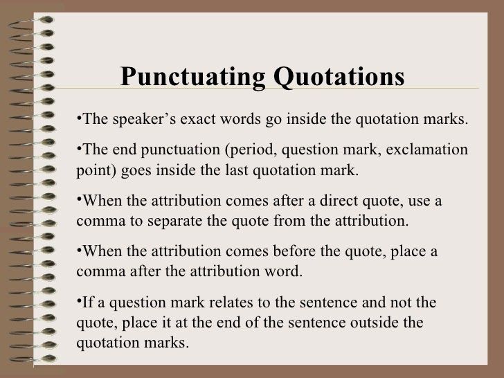 punctuating quotes in an essay
