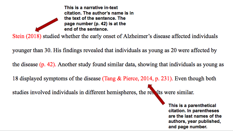 apa signal phrase citation