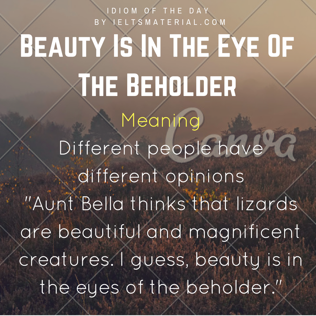essay on beauty lies in the eyes of beholder