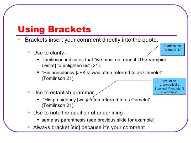 Brackets In Quotes - ShortQuotes.cc