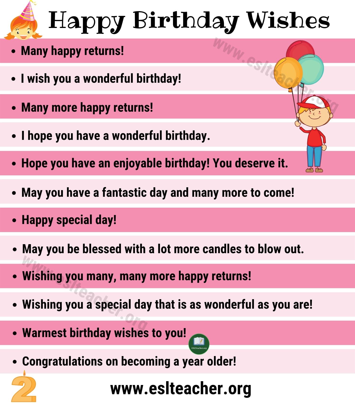 Funny Birthday Wishes In English