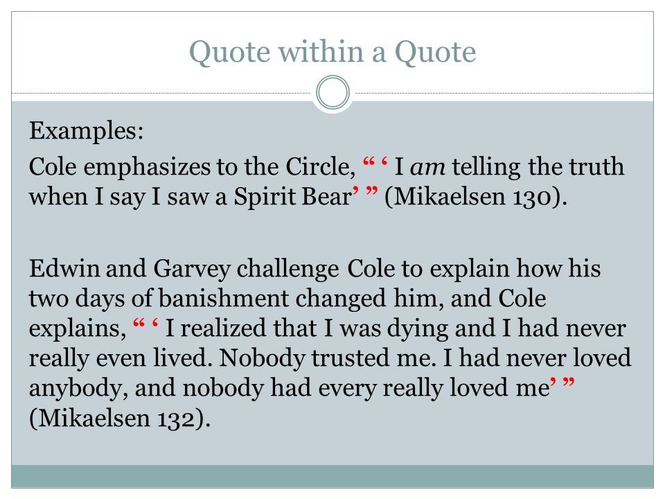 How To Cite A Quote Within A Quote - ShortQuotes.cc