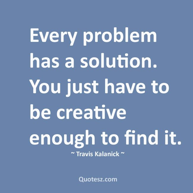 problem solving is not