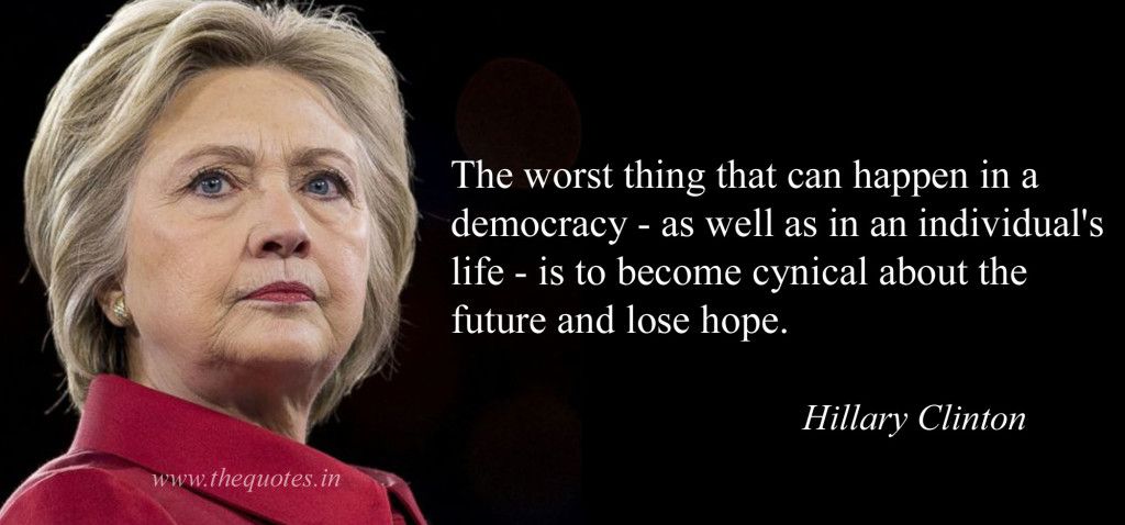 what happened by hillary clinton quotes